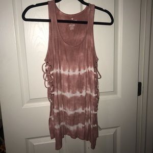 AMERICAN EAGLE cross tied side tank top